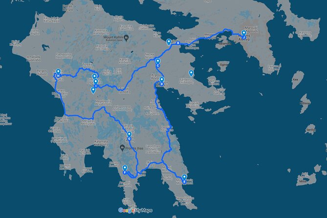 5-Day Best of Peloponnese Private Tour: Nafplio/Olympia/Mycenae/Epidaurus/more - Day 1: Mycenae, Nafplio, Epidaurus Theater, Palamidi Steps, and Ancient Corinth Options