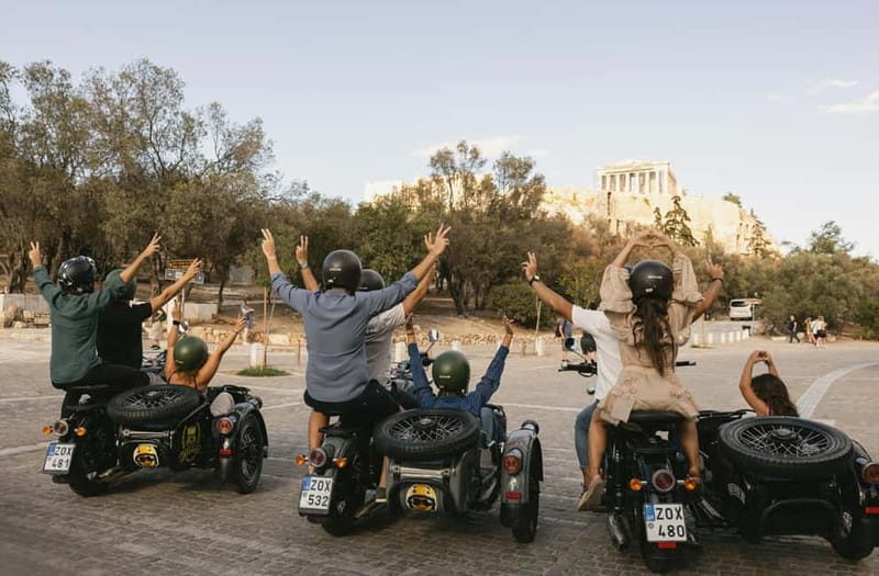 Acropolis of Athens: 60′ Tour in a Vintage Motorcycle - Monastiraki: street-level Athens where photos actually feel alive