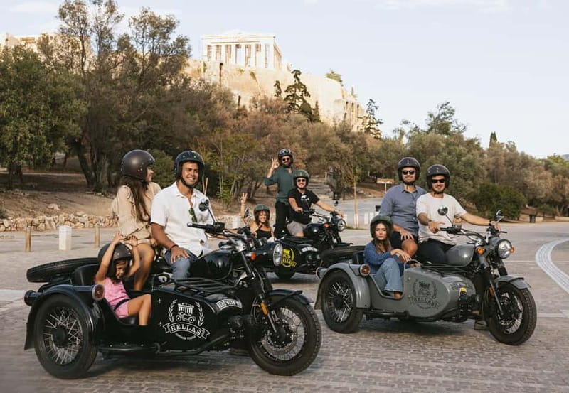 Acropolis of Athens: 60′ Tour in a Vintage Motorcycle - Your 1-hour route: Achilleos 65 to Monastiraki, Plaka, and Acropolis