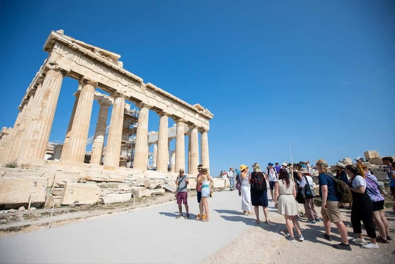 Acropolis, Parthenon & Athens Old City Heritage Walking Tour - Propylaea and Temple of Athena Nike, where the climb begins to pay off