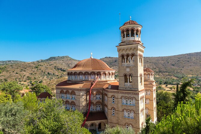 Aegina island small group day trip: Greek island experience - Paralia Agias Marinas beach time: short and useful