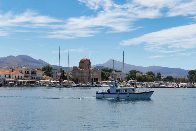 Aegina island small group day trip: Greek island experience - Waterfront stroll and return ferry: end the day with sea views