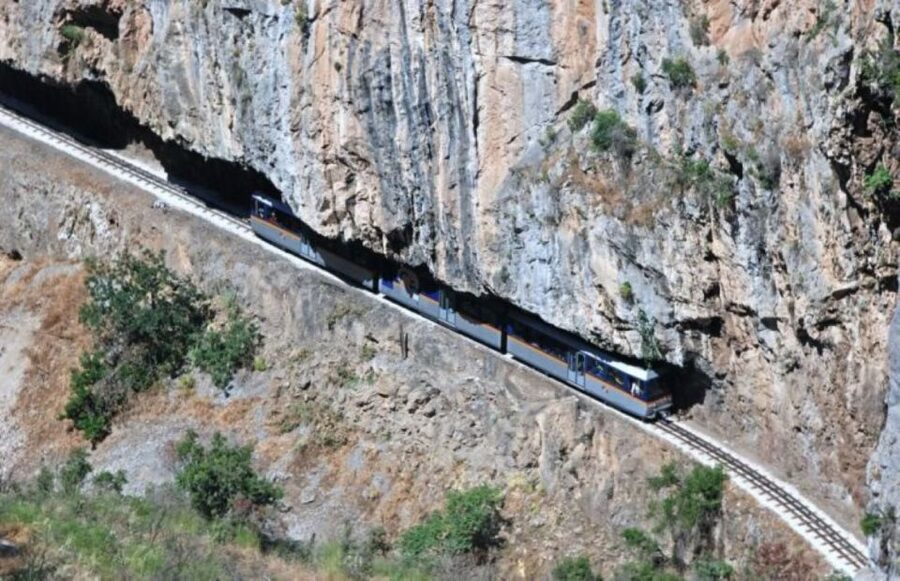 Amazing Tour to Ancient Corinth, Cave of Lakes, Cog Railway - Odontotos rack railway through Vouraikos Gorge to Kalavryta