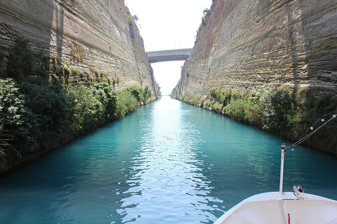 Ancient Corinth, Mycenae & snorkelling in sunken city private - Corinth Canal: A Quick Photo Stop With Real Engineering