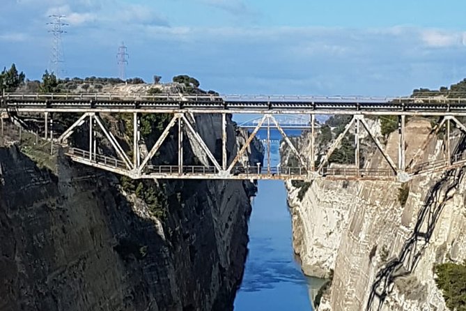 Argolis Private Full Day tour - Stop 1, Corinth Canal: the quick engineering stop that frames the whole region