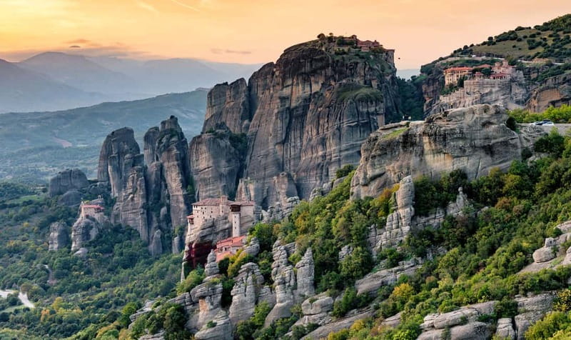 Athens: 2-Day Meteora Monasteries/Caves Tour and Hotel Stay - Day 1 sunset tour: hermit caves, one monastery, and those photo pauses