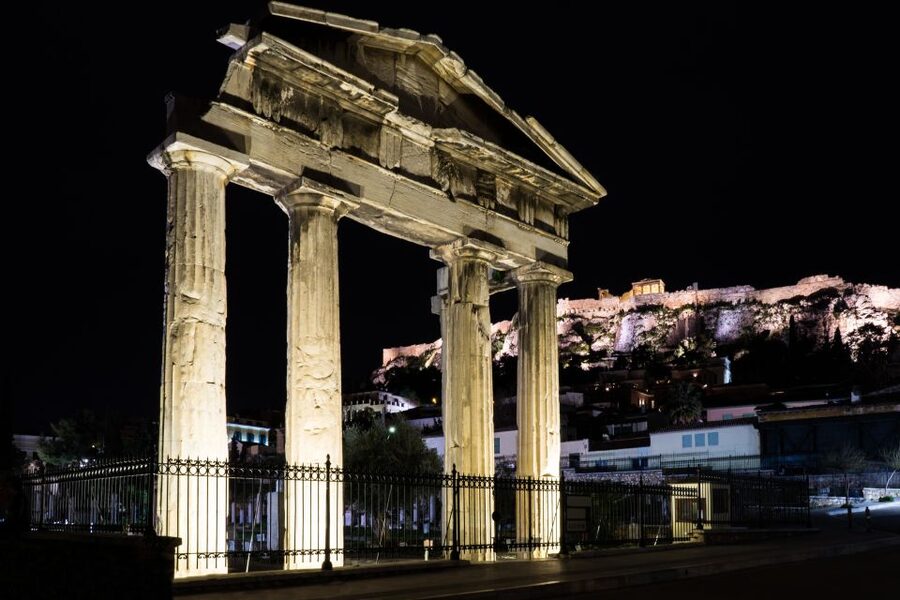 Athens: 2-Hour Highlights Tour by E-Bike After Sunset - Hadrian’s Arch and the Zappio area: history right off the bike