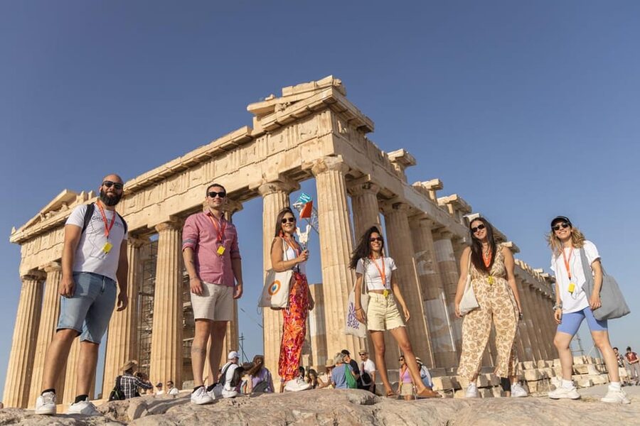 Athens: Acropolis and Acropolis Museum Premium Guided Tour - Meet at Dionysiou Areopagitou 3, then start in the right direction