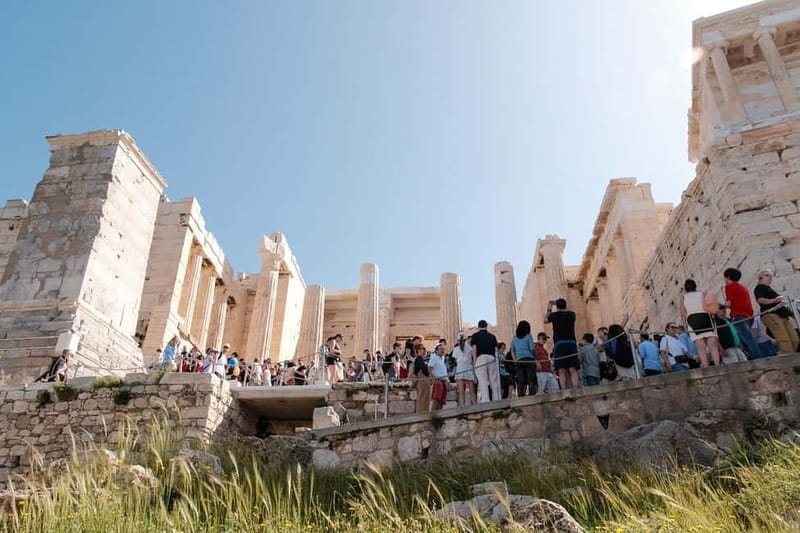Athens: Acropolis Early Access & Museum Guided Tour - Propylea and Temple of Athena Nike: how you read the skyline