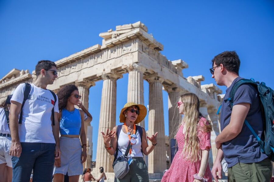 Athens, Acropolis & Museum Tour without Tickets - Plaka to Dionyssiou Areopagitou: the walk that builds anticipation