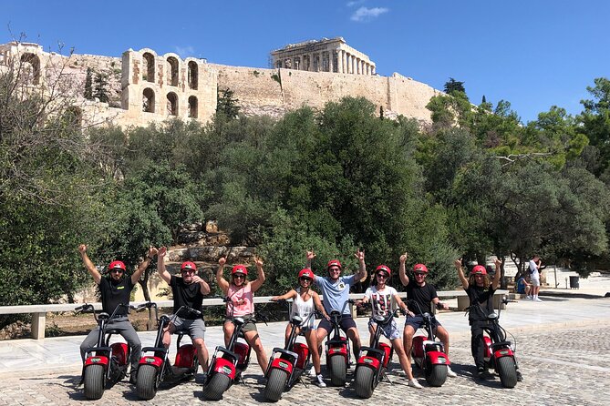 Athens Acropolis Official E-Scooter Guided Tour Fat E-Bike - How guides keep the ride safe in crowded Athens