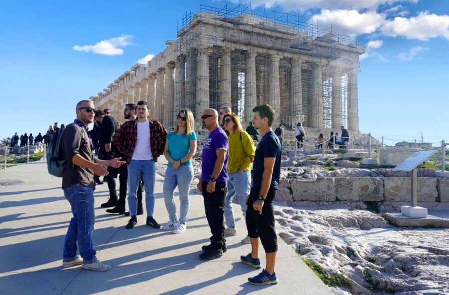 Athens: Acropolis & Parthenon Tour+ E-Bike Tour Option - Guides and the small-group advantage: what you get with 12 people