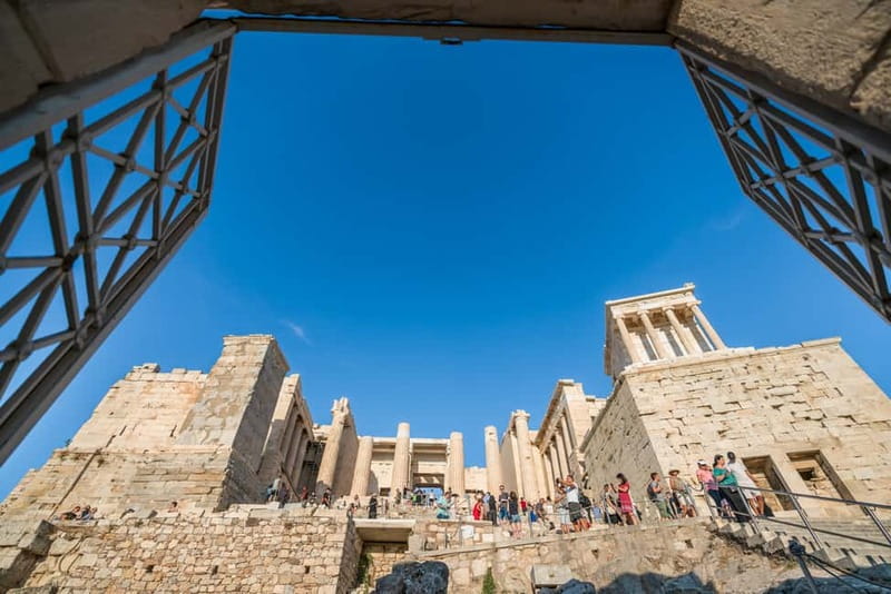 Athens: Acropolis Tour with Licensed Guide - Dionysus Theater entrance: drama in the middle of ancient Athens