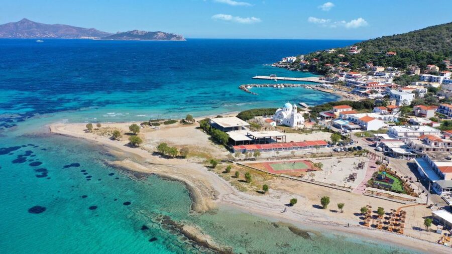 Athens: Aegina, Agistri & Metopi Swimming Cruise with lunch - Metopi islet (about 1 hour): turquoise water and the sea turtle chance