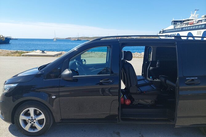 Athens Airport to Piraeus Port/Hotels Private Transfer-Meet&Greet - What the Ride Includes: WiFi, Water, Chargers, and Useful Answers
