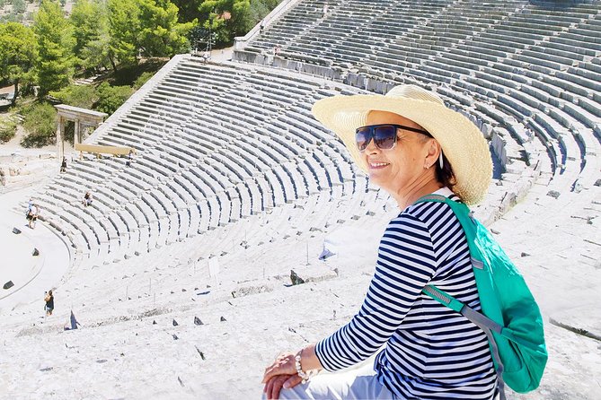 Athens: Ancient Corinth & Nafplio Full Day Trip with Swim - Ancient Corinth and the Temple of Apollo, A Site With Stories You Can Actually Follow