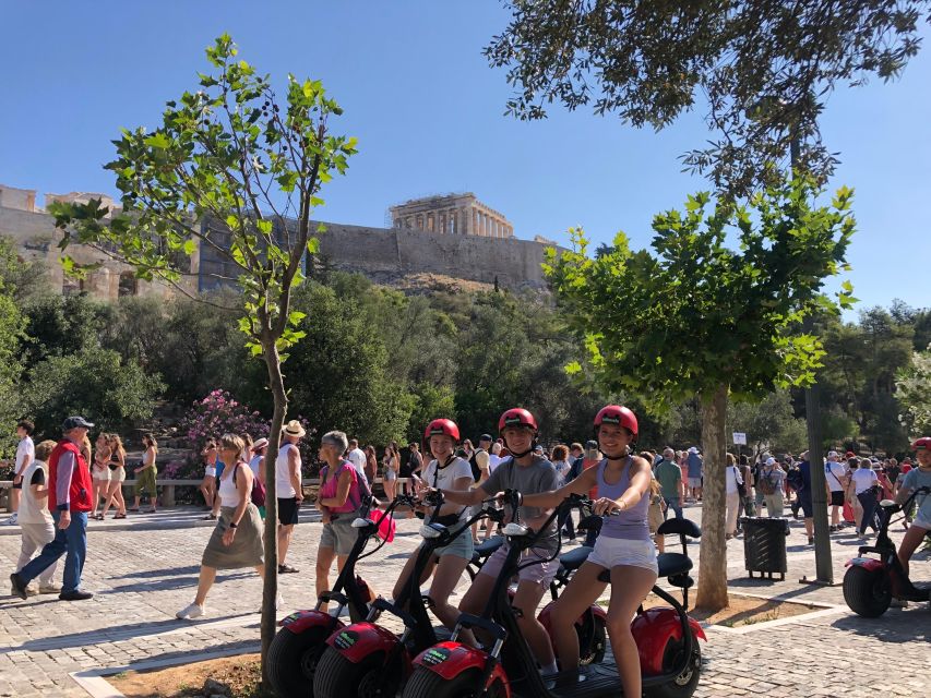 Athens: Award-Winning Acropolis Guided e-Scooter Tour - Monastiraki, Filopappou, and the wrap-up loop