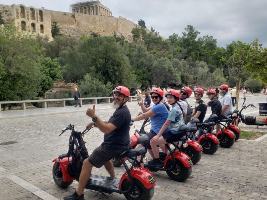 Athens: Award-Winning Acropolis Guided e-Scooter Tour - The big-picture route: from Odeon views to Hephaestus and Thissio