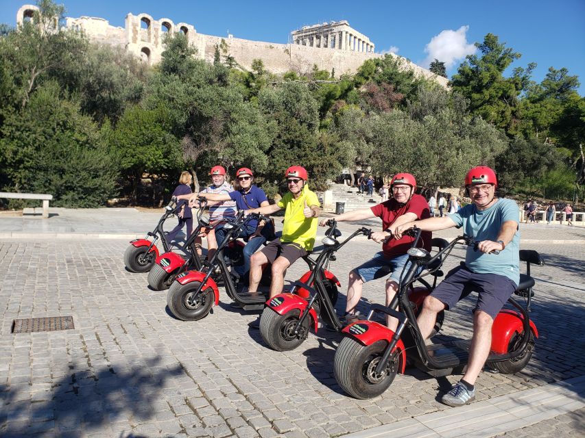 Athens: Award-Winning Acropolis Guided e-Scooter Tour - Odeon of Herodes Atticus and Areopagus: hearing Athens’ public life