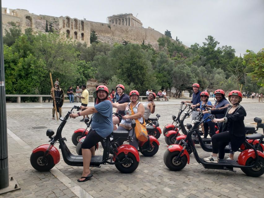 Athens: Award-Winning Acropolis Guided e-Scooter Tour - Pnyx, the National Observatory, and the feel of the hills