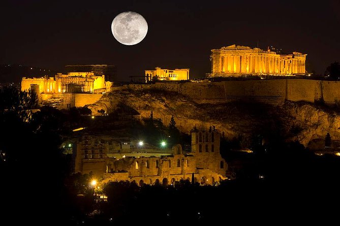 Athens By Night Driving Tour (Highlights) , and Dinner time - Door-to-door pickup, Wi-Fi onboard, and why the car matters