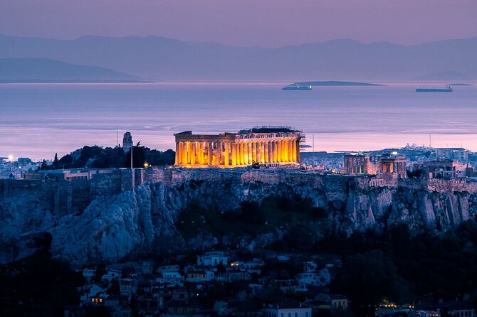 Athens By Night Private Sightseeing Tour - Parliament, the Academy, and a quick architectural lesson on Theophil Hansen