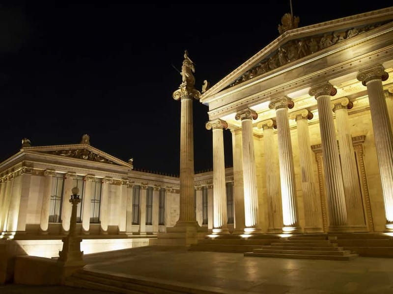 Athens by Night: Social Walking Tour to Meet, Connect, & Explore - Meeting at the National Library steps, then settling into night pace