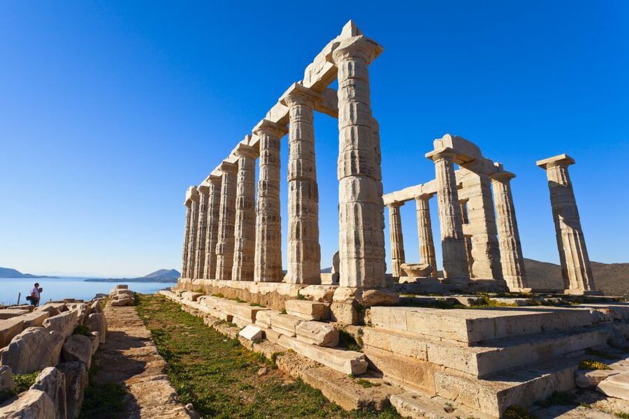 Athens: Cape Sounion Afternoon Tour - The Temple of Poseidon Stop: White Marble Pillars and Quick Photo Time