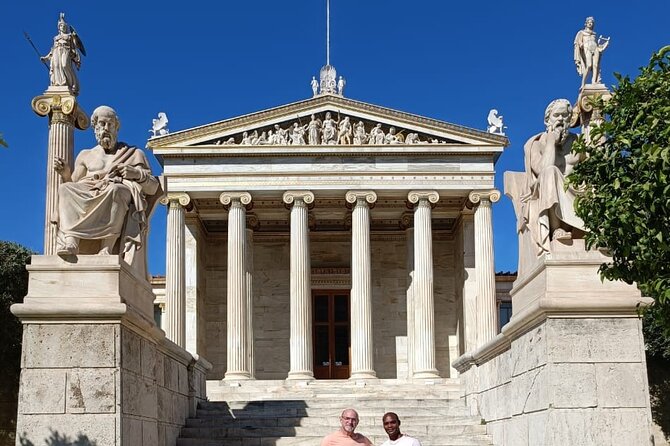 Athens&Cape Sounion full day tour: The Golden Age of Athens - Academy of Athens, University, and National Library: a smart photo pause