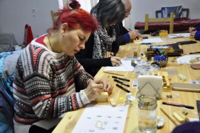Carve your Name/logo Stamp Workshop in special stone
