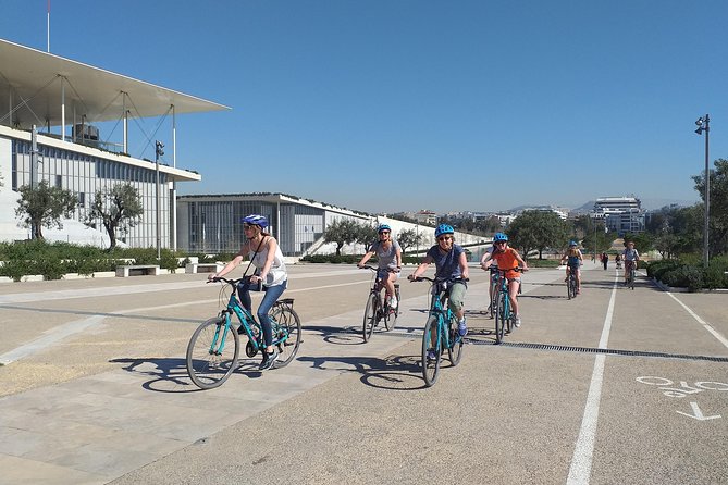 Athens City and Sea bike tour - Renzo Piano to the new National Library: the modern Athens stretch that feels like a reward