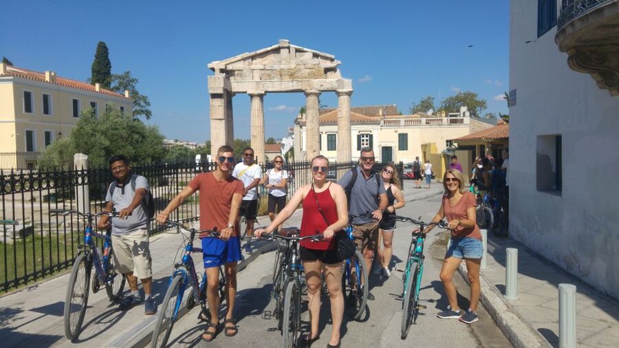 Athens: City Bike tour with Acropolis Visit Option - Temple of Hephaestus and the last viewpoints before Olympian Zeus