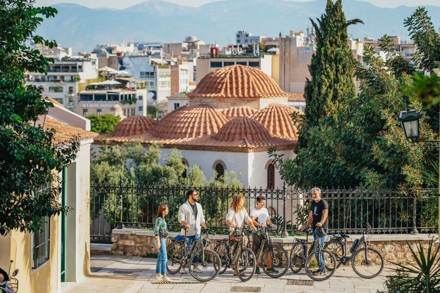 Athens: City Electric Bike Tour with Acropolis Visit Option - Thiseio to Hephaestus to Filopappou Hill viewpoints