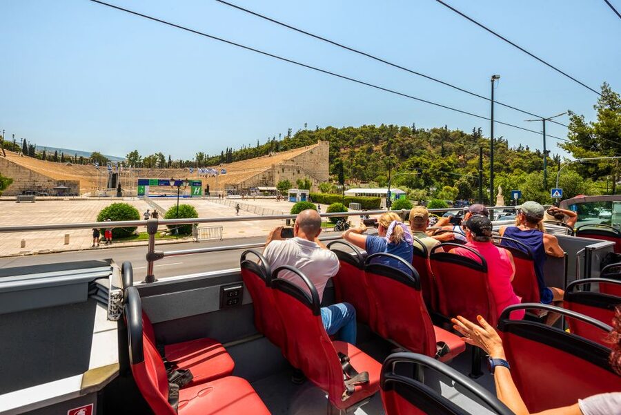 Athens: City Sightseeing Hop-On Hop-Off Bus Tour - Riviera and Beach Route: Niarchos, Vouliagmeni Lake, and Glyfada