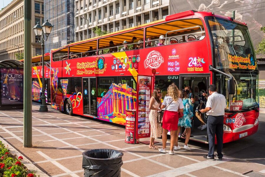 Athens: City Sightseeing Hop-On Hop-Off Bus Tour - Audio Guide in 13 Languages, Beer at A1, and Photo Tips From the Top Deck