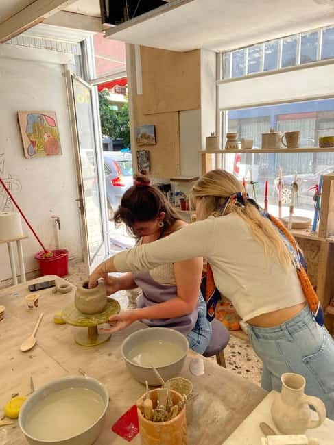 Athens: Create a Ceramic Cup in a Pottery Workshop - Meeting at Petralona and settling into a small group of 6