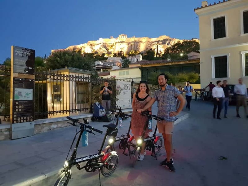 Athens: Discover the City Electric Bike Night Tour - Plaka, Anafiotika, and the small alleys that feel like a local route