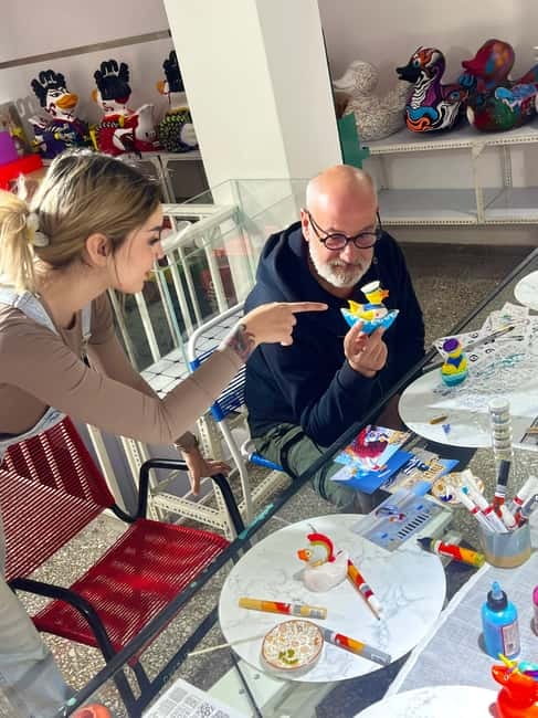 Athens: Duck Painting Workshop with Local Artist - The 2-hour flow: from blank ceramic to finished duck