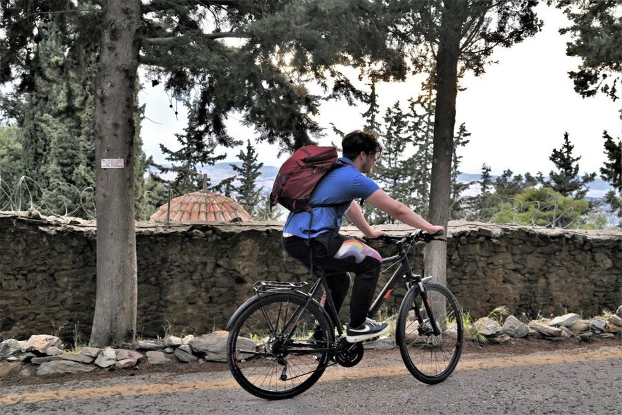 Athens: Electric Bicycle Tour to Mount Hymettus - The long downhill return: how to enjoy it safely