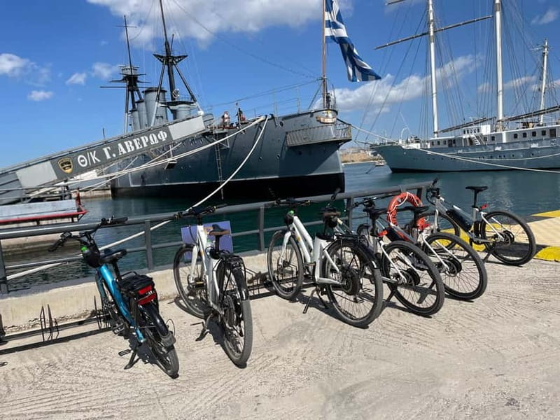 Athens: Electric Bike Seaside Tour with Guide - Trocadero area: Olympia reconstruction and the floating naval museum