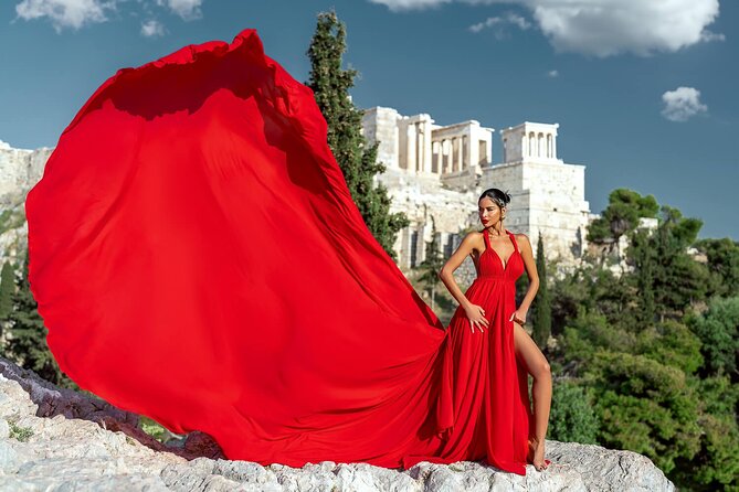 Athens: Flying Dress Photoshoot "Marilyn Package" - First the catalog: choosing your Athens flying dress