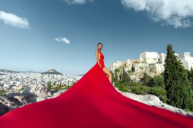 Athens: Flying Dress Photoshoot "Marilyn Package" - Photos arrive in stages: what you get, when you get it