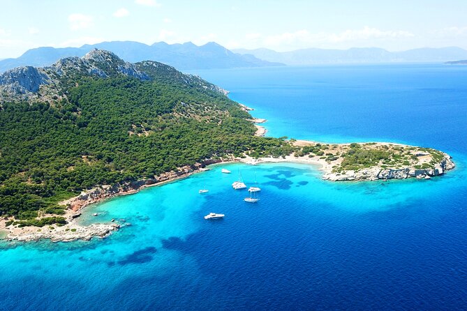 Athens: Full-Day Island Hopping Cruise with Lunch and Swimming - Agistri Island: Cliffs, Pine Trees, and Swimming Time