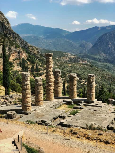 Athens: Full Day Trip Delphi and Arachova - Temple of Apollo at Delphi, what you will actually see