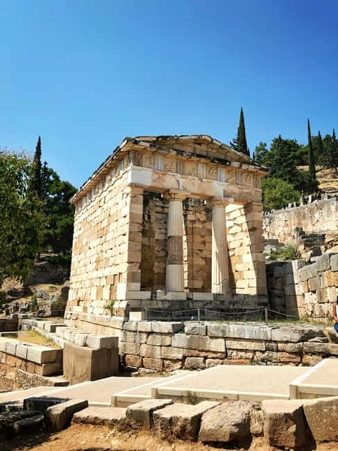 Athens: Full Day Trip Delphi and Arachova - Athena Pronaia, the sanctuary stop that adds perspective