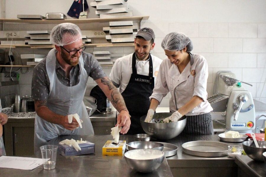 Athens: Greek Cooking Class & Dinner on a Rooftop - The group dynamic: hands-on prep that keeps you busy
