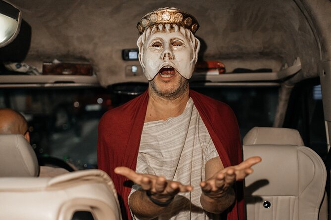 Athens: Greek Theatre Sightseeing Bus Tour - Getting On the Bus at Dragatsaniou 8