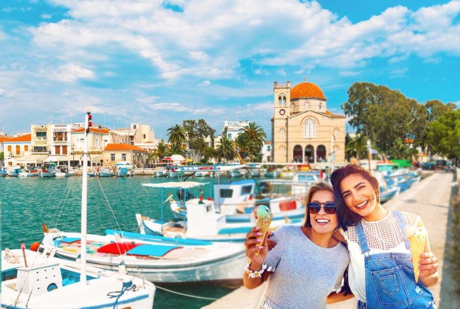 Athens: Guided Day Trip to Aegina Island with Swimming - Paleochora and Saint Nektarios Monastery: churches, wall paintings, and a hilltop payoff