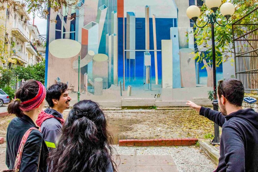 Athens: Guided Street Art Walking Tour - Meeting point by the Archaeologists: easy start, clear direction