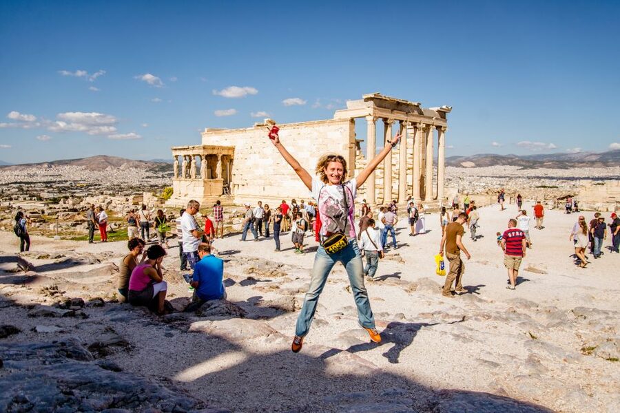 Athens: Highlights Walking Tour Tickets Not Included - The climb to the Acropolis: views you can’t fake